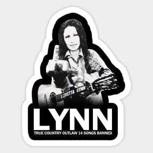 Loretta Lynn - The True Country Outlaw Sticker